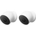 Google Nest Cam indoor outdoor battery powered 2-pack Snow
