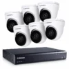 GeoVision UA-SNVRL810R500 security camera bundle with six 5MP turret cameras and 8-channel 2TB NVR